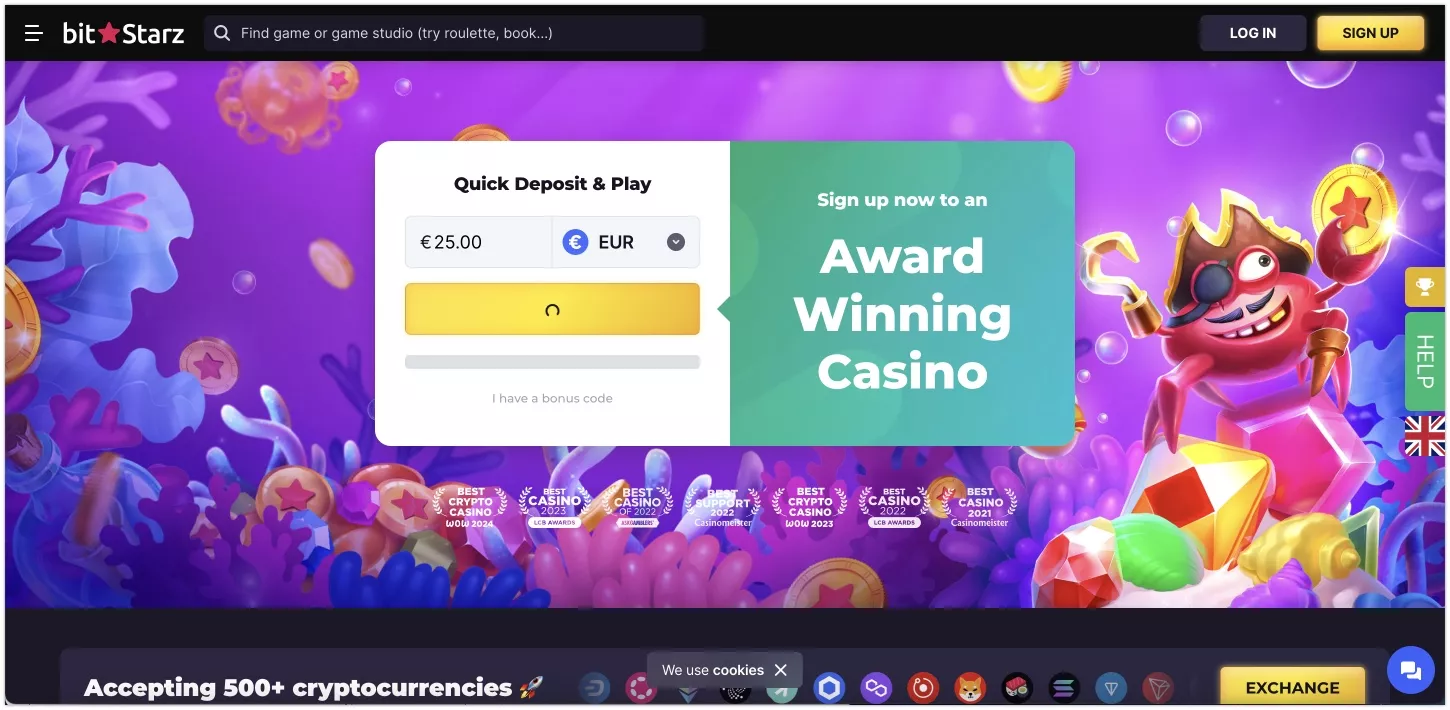 Επίσημος ιστότοπος του Bitstarz Casino